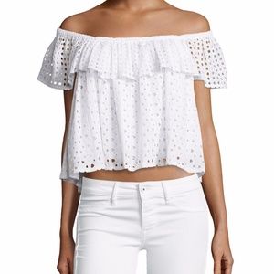 Rebecca Minkoff Celestine Eyelet Top